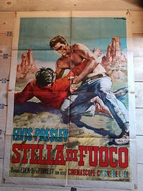 Manifesto cinema "STELLA DI FUOCO" Elvis Presley