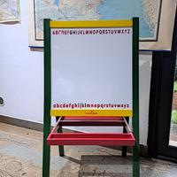 Lavagna per bambini due lati - Pennarelli- Gessi