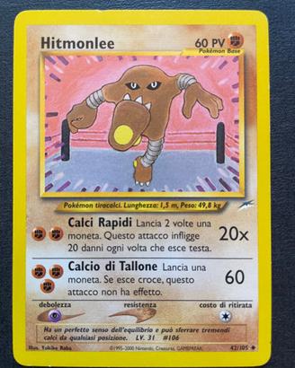3 Hitmonlee 42/105 Neo Destiny 2002