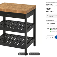 Tavolo da cucina Ikea Vadholma