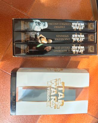 cofanetto VHS star wars trilogia original THX 1995