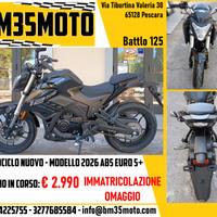 Cyclone BATTLO 125 Abs - SU STRADA