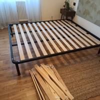 Rete matrimoniale a doghe 160x200 cm