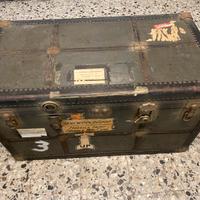 Antico baule da viaggio