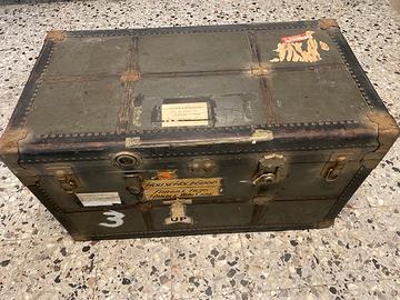 Antico baule da viaggio