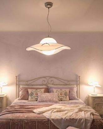 MURANO SET CAMERA LAMPADARIO E LAMPADE 