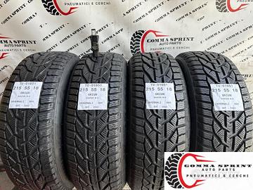 4 PNEUMATICI 215/55 R18 ORIUM INVERNALI 85%