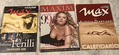 3 Calendari Sabrina Ferilli Marcuzzi Anna Falchi