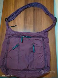 borsa bordeaux piena di tasche di marina galanti