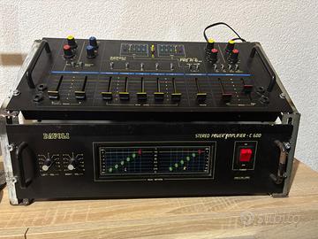 COPPIA CASSE FBT CON AMPLIFICATORE E MIXER