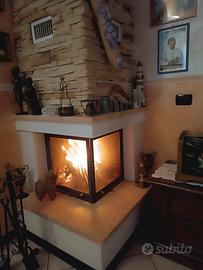 caminetto funzionante 