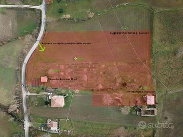 Terreno con deposito agricolo