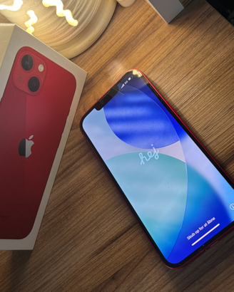 Iphone 13 128GB Rosso Batteria 100% di capacità
