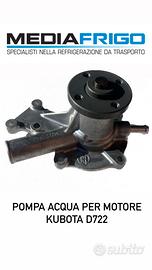 Pompa acqua motore Kubota mod. D722