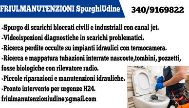 Spurghi -Videoispezioni -Udine