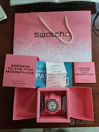 Moonswatch mission to to pink moon