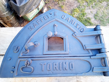 Antica porta per forno legna