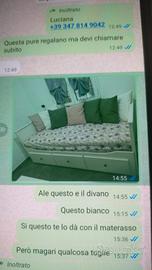 divano letto con materassi 