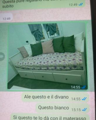divano letto con materassi 