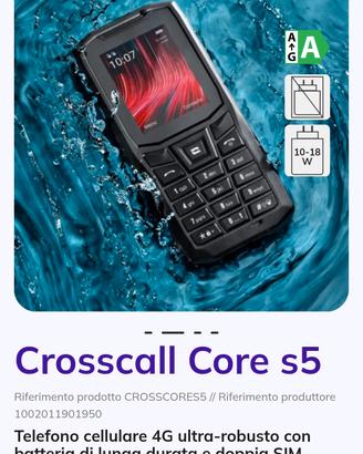 Crosscall Core s5 Telefono Cellulare 4G