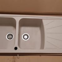 Lavello Elleci a incasso 2 vasche Mod. Living 500