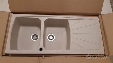 Lavello Elleci a incasso 2 vasche Mod. Living 500