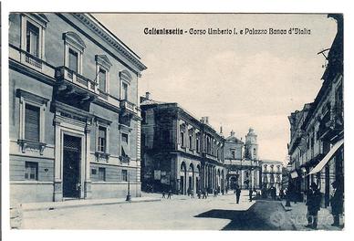 Caltanissetta Palazzo Banca d'Italia Primi 900