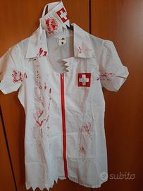 Costume carnevale/ halloween donna crocerossina TG