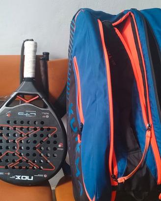 racchetta padel NOX AT10 LTD  + borsone e custodia