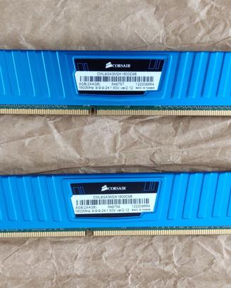 8GB DDR3 Corsair (2x4GB) 1600MHz