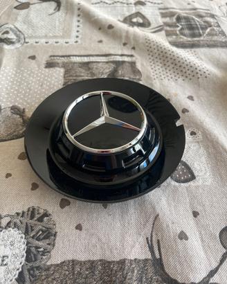 Coprimozzi Mercedes-Benz AMG nero lucido 146 mm