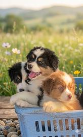 Pastore australiano Australian Shepherd cucciolata
