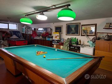 Biliardoprofessionale e luci superiori