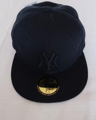 Cappello New Era Nero Uomo taglia 7 1/4
