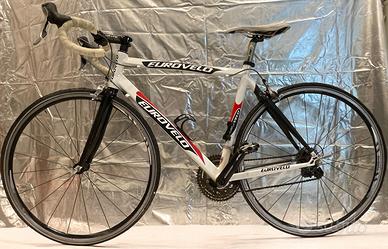 Bici da corsa Eurovelo alluminio/carbonio, Shimano