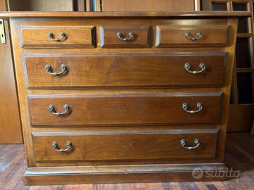 Camera legno massello completa