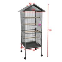 Voliera in metallo gabbia per pappagalli e uccelli