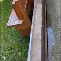 2 porta vasi da balcone in ghisa di oltre 2 metri