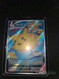 Carta Pokemon pikachu Volo Vmax N° 007/025