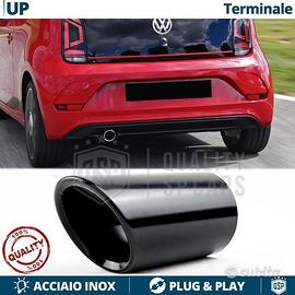 TERMINALE di Scarico VW UP Acciaio INOX Nero