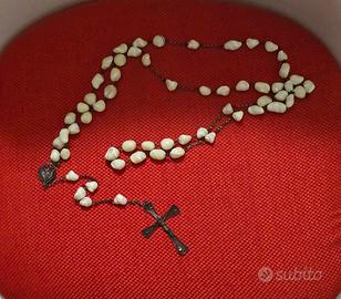 crocifisso in argento e madreperla 