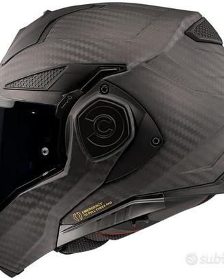 Advant X Carbon Matt Black - Casco LS2 Modulare