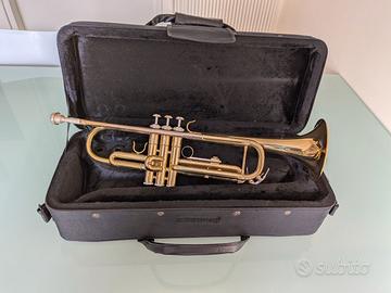 Tromba usata marca "Compass" con custodia