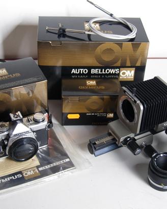 Kit olympus om1n + soffietto auto bellows + macro