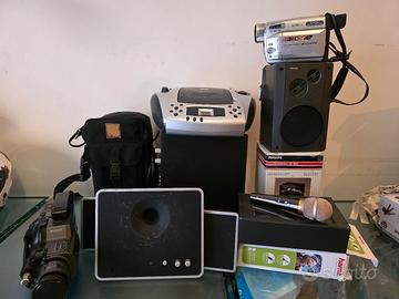 Casse PC, subwoofer, videocamera, ecc....