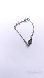 Bracciale argento 925 vintage papa madonna