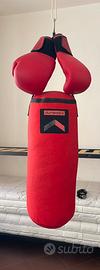 Sacco e guantoni boxe