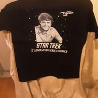 Star Trek shirt nera autografata da W. Koenig