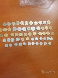 Monete lire taliane alcune commemorative