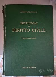 Libro di diritto civile Trabucchi 1989
